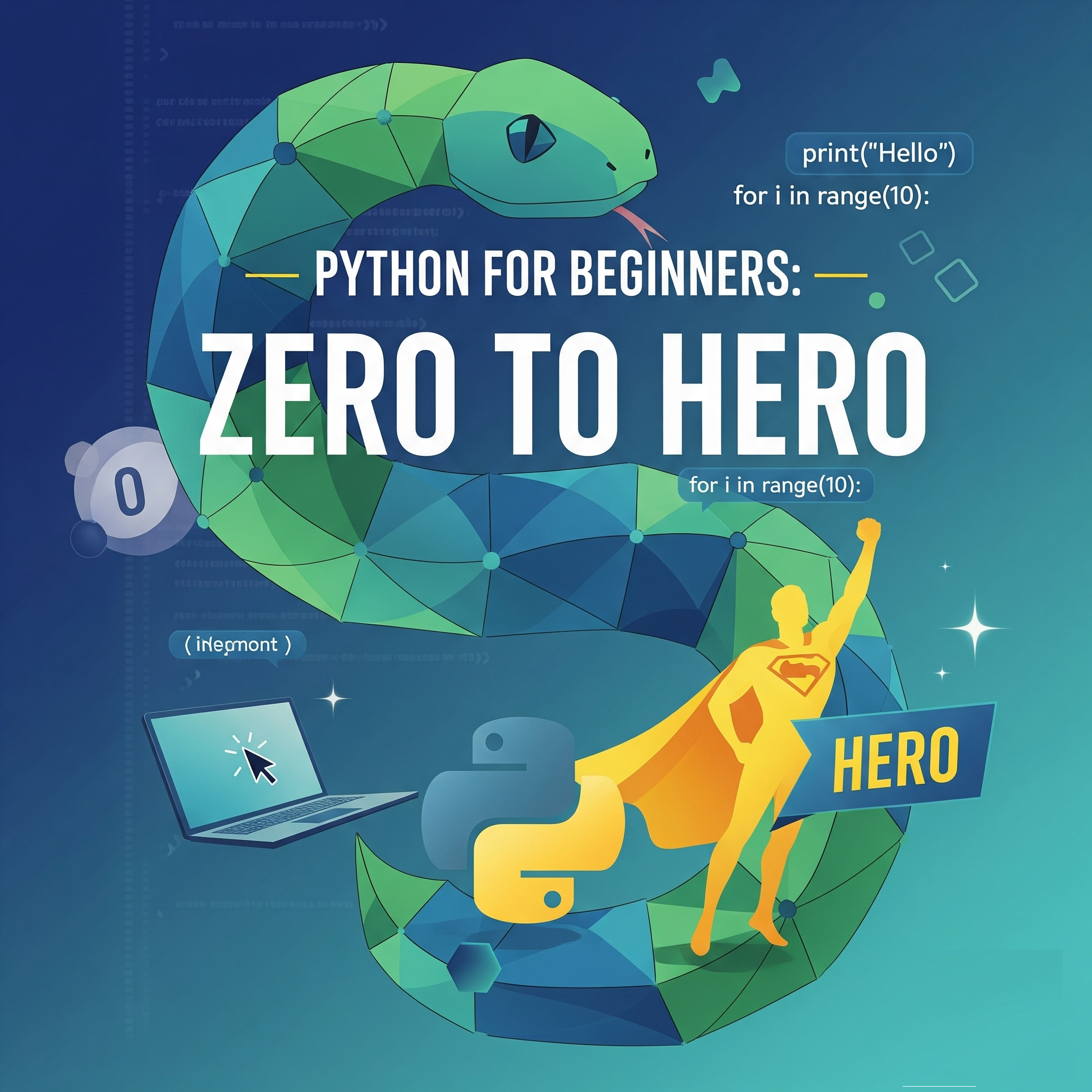 Python for Beginners [2025]: Zero to Hero